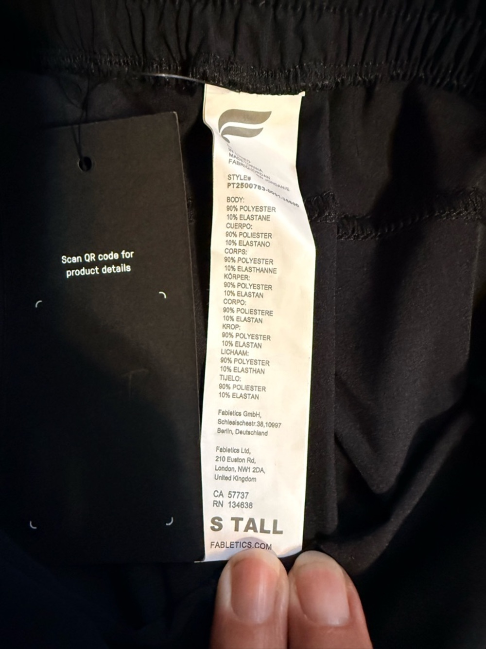 Fabletics Black Wide-Leg Cargo Pants - Picture 8 of 9